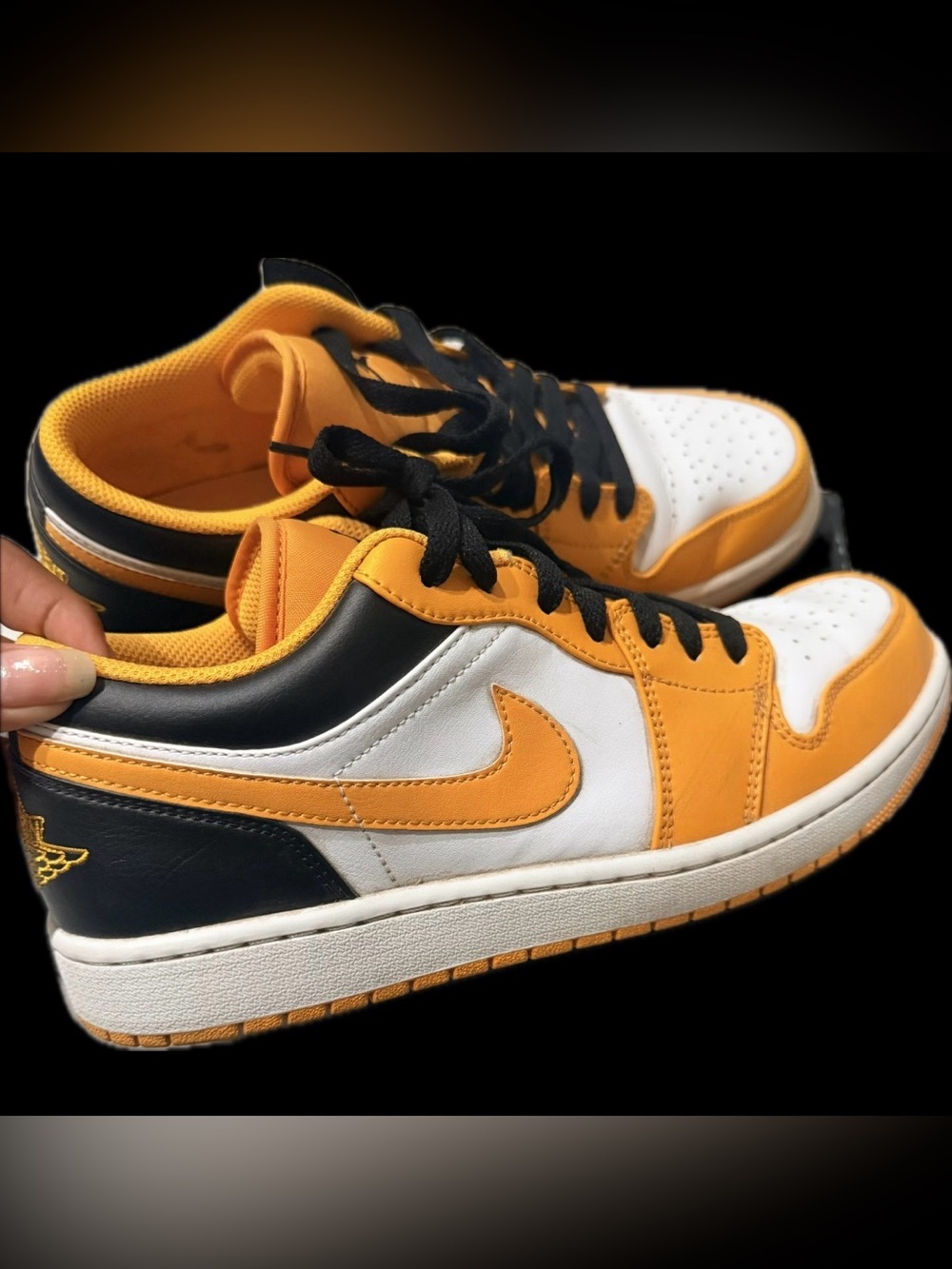 Nike Air Jordan 1 Low Taxi  Yellow Black